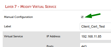 Enable manual HAProxy configuration