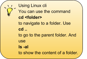 Hint: Using Linux cli