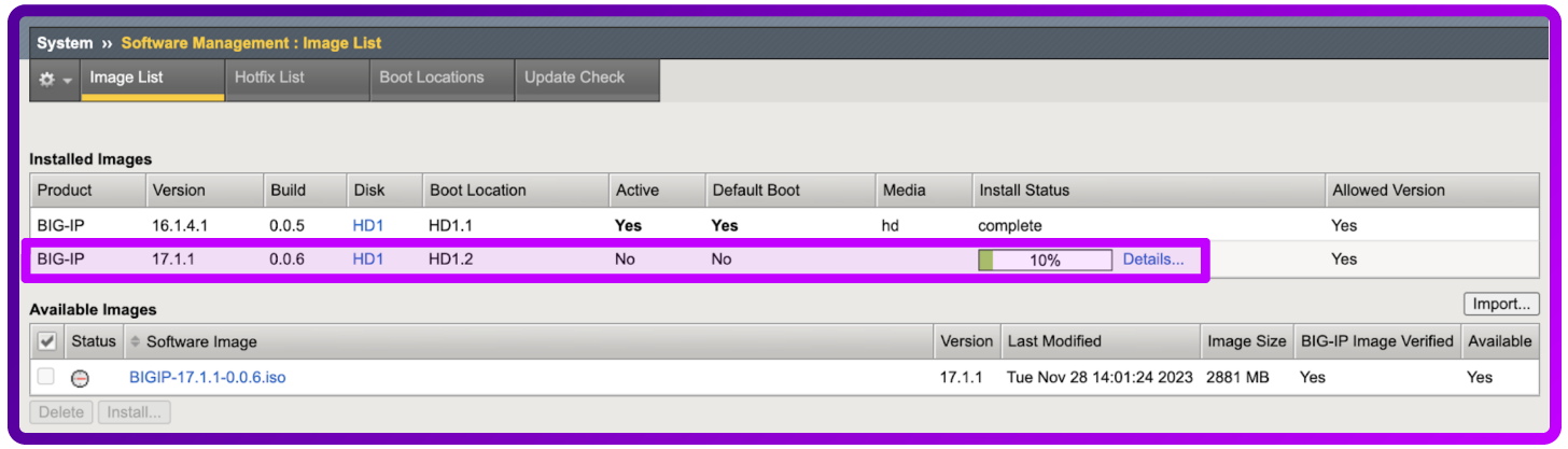 Troubleshooting F5 BIG-IP update issues