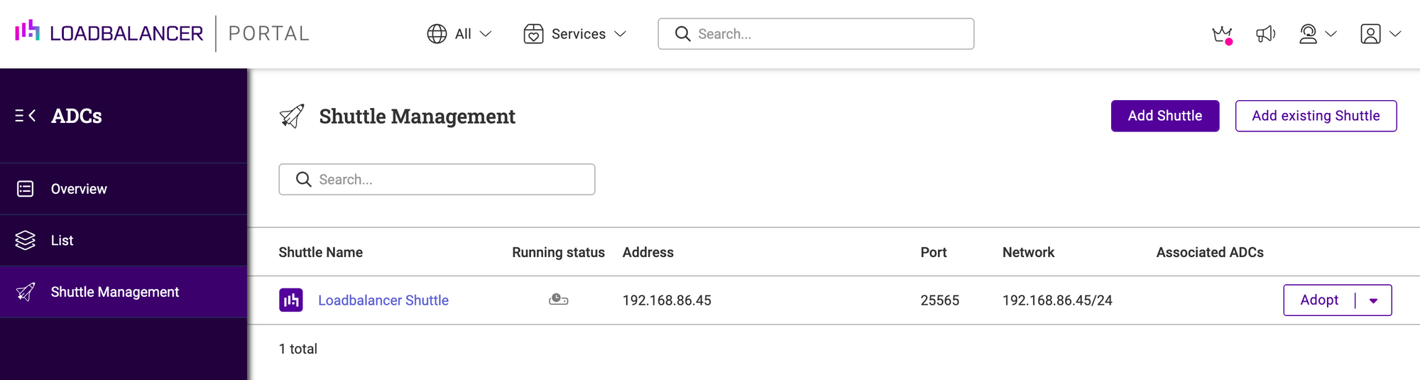 How do you connect your Kemp LoadMaster to the ADC Portal?