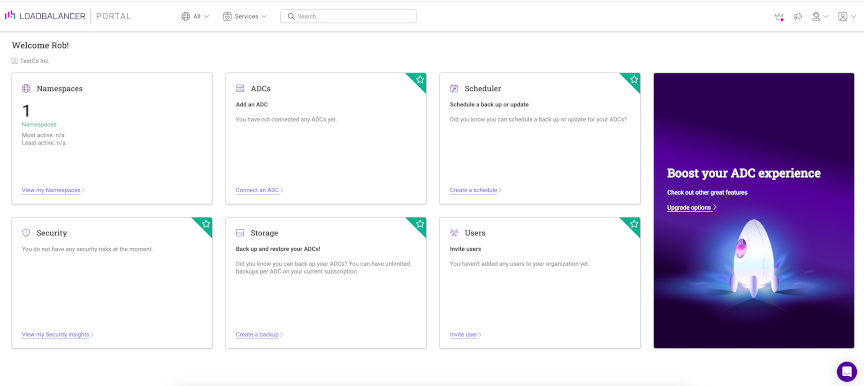 How do you connect your Kemp LoadMaster to the ADC Portal?