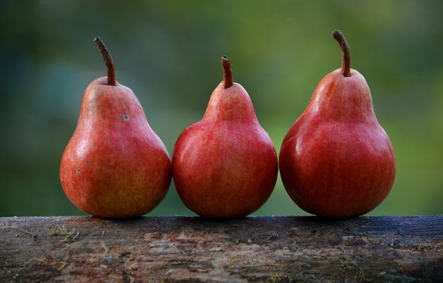 three pears